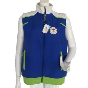 new VANCOUVER OLYMPICS 2010 Vest, S, Sherpa, Zipper front, Pockets
